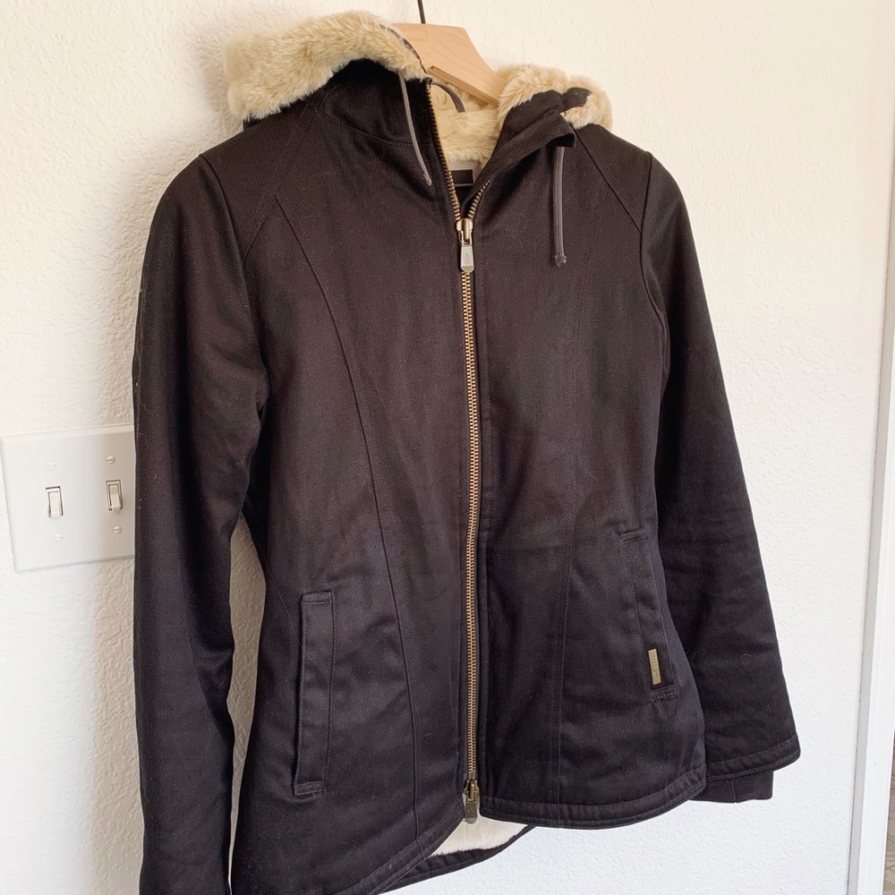 Ladies Classic Hoodlamb vegan coat